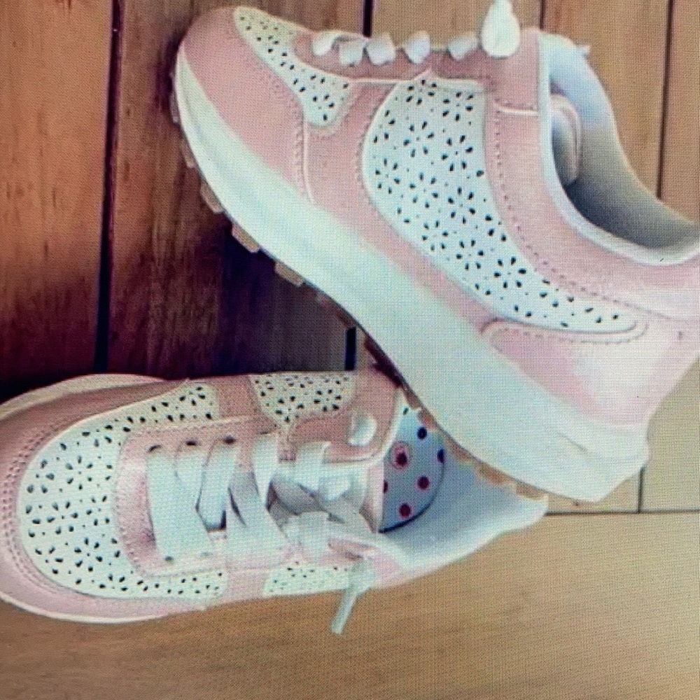 Feature playful cutouts kids shoes